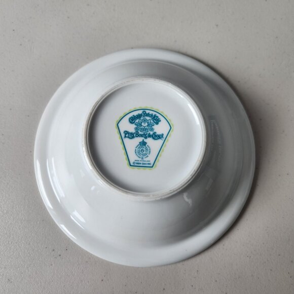 Vintage 1984 Cabbage Patch Kids Bowl – Made in England – Ceramic Baby Dish - Picture 6 of 6